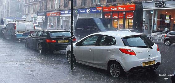 Oh what a lovely day.. Outside my door, Glasgow