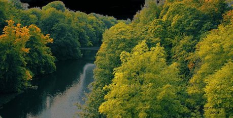 River Kelvin today Glasgow ..