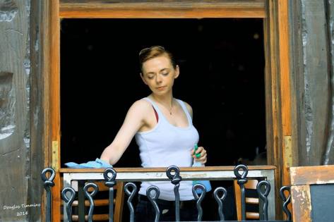 The lovely Tracy . Byres Road Glasgow this afternoon. And how the sun was shining.