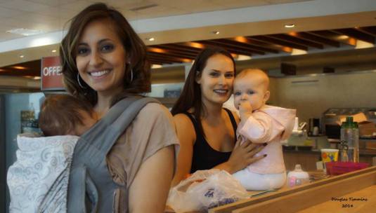 Two more Yummy Mummies who are also full time sales executives. Priscilla from Texas and Sian from Grimsby.. Both live in Glasgow now..